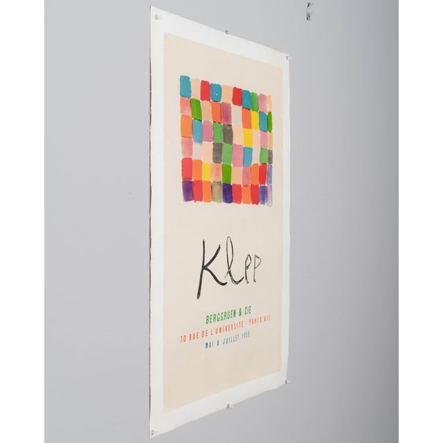 Mid-Century Modern Original Paul Klee Mid-Century Lithograph Exhibition Poster, 1955 For Sale - Image 3 of 9