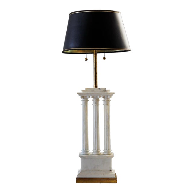 Marble Lamp - Grand Tour For Sale