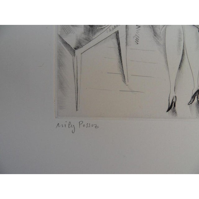 Mily Possoz, The Readers, Original Signed Engraving For Sale - Image 6 of 8