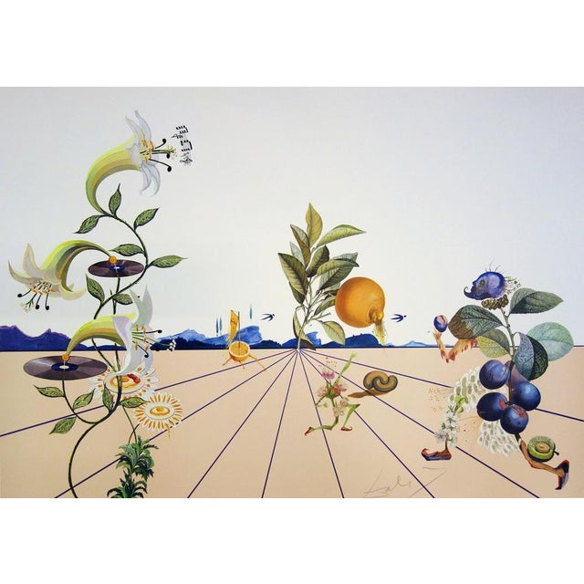Salvador Dalí (1904-1989) Flordali I Original color lithograph Signed in the plate Limited edition of 4,880 unnumbered...