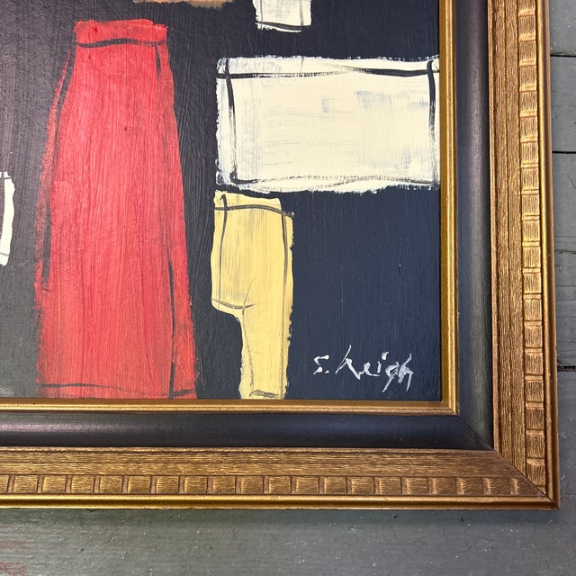 Contemporary Original Abstract Painting by Stephen Heigh “Urban Development” For Sale - Image 4 of 5