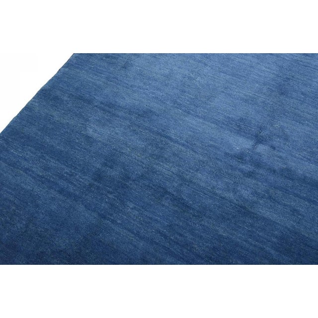Gabbeh Loribaft Hand-Knotted Rug in Wool - 237 X 202 Cm For Sale - Image 5 of 11