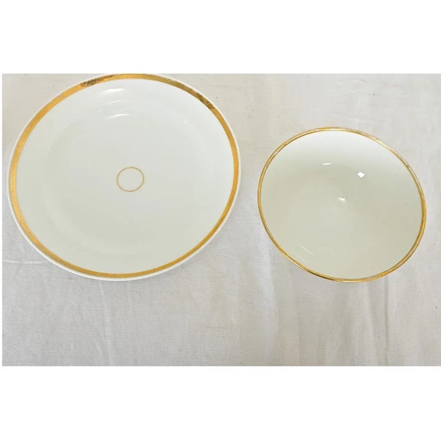 French 19th Century Old Paris Porcelain Bowls & Pitcher - Set of 3 For Sale - Image 4 of 7