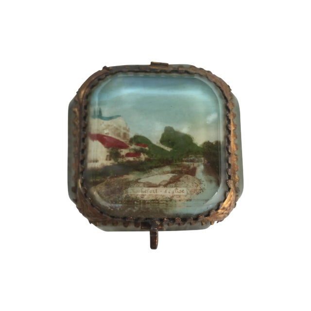 Antique Alsatian Souvenir Ring Box For Sale