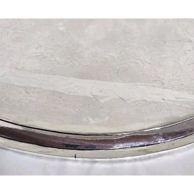 Antique George III Sterling Silver Waiter, 1785 For Sale - Image 17 of 18