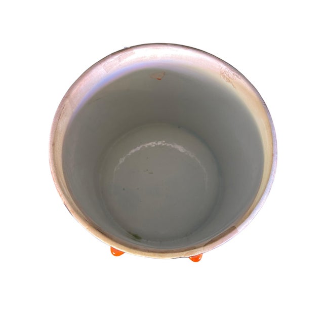 Early 20th Century Chinese Qing Dynasty Black Porcelain Famille Noir Jar For Sale - Image 9 of 10