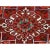 1960 10'x12'9" Crimson Red Pure And Soft Wool Sheared Low Semi Antique Oriental Rug For Sale - Image 10 of 11