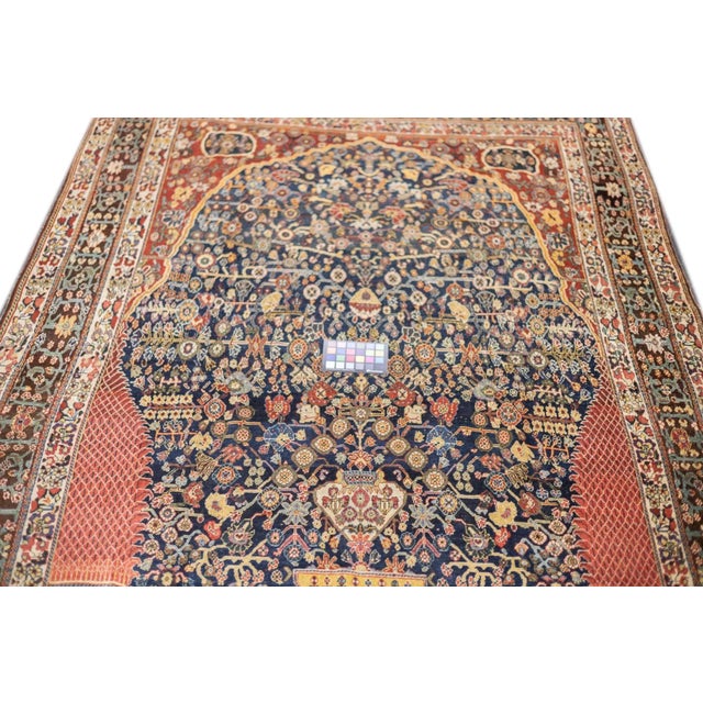 Fine Antique Persian Qashqai Rug 5'7'' X 8'10'' For Sale - Image 11 of 11