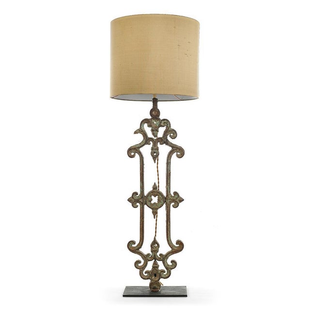 Cast Iron Balustrade Lamp For Sale - Image 4 of 4