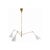 Sommerard Triple-Arm Chandelier in Hand-Rubbed Brass from Visual Comfort For Sale - Image 5 of 5
