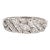 C1930s Vintage Art Deco Diamond Band Sz 8.5 14k White Gold Ring Fine Jewelry For Sale