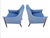 Blue 1960s Mid-Century Kroehler Avant Armchairs-Set of Two For Sale - Image 8 of 12
