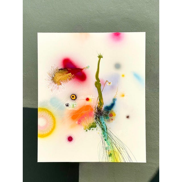 Immerse yourself in the vivid, surreal world of Thierry Feuz with this original masterpiece from his acclaimed...