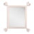 Fleur Home Carnival Vieux Rectangle Mirror in Pink Ground, 55x67 For Sale