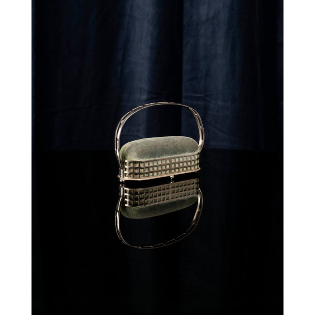 A pincushion or dressing table accessory in the Vienna Secession style, made around the beginning of the 20th century (c....