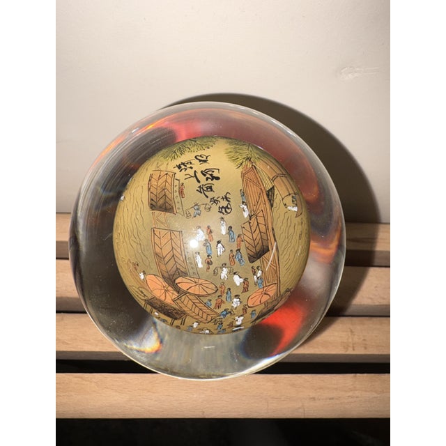 Vintage Asian Globe, 1950 For Sale - Image 3 of 8