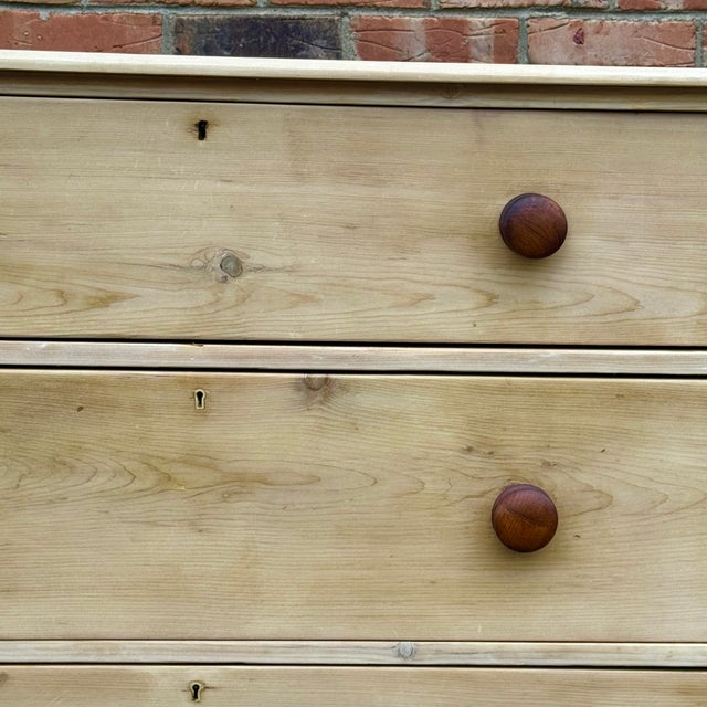 19th Century Bleached Pine Chest For Sale In Nashville - Image 6 of 16