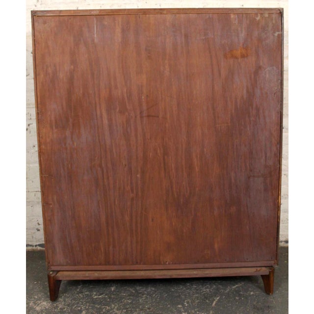 Mid 20th Century Modern Walnut Chest of Drawers by Vanleigh For Sale - Image 13 of 14
