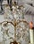 Mid 20th Century Mid 20th Century Pale Yellow Onyx and Crystal Candelabra Lamp For Sale - Image 5 of 9