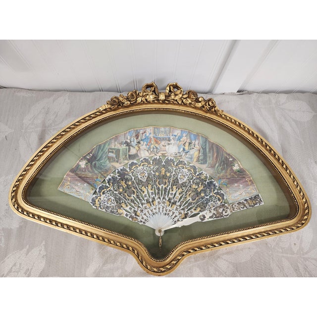 Home Inspirations is proud to offer this incredibly beautiful and well done hand painted French fan. The art work is...