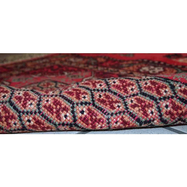 Traditional 1970s Handmade Algerian Berber Rug 3.3' X 7' For Sale - Image 3 of 10