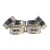 1930s Set of Six Hall Marked Sterling Silver Napkin Holders For Sale
