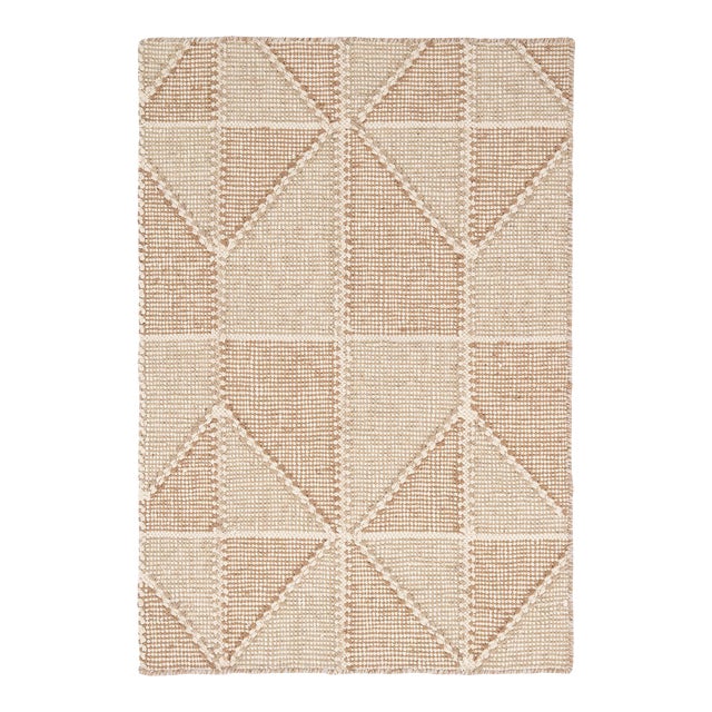 Mark D. Sikes for Dash & Albert Ojai Wheat Loom Knotted Cotton Rug, 2' x 3' For Sale