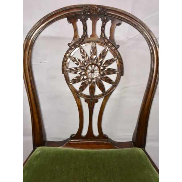 Chair Hepplewhite Round Back Mahogany Rare . A Downton Abbey Castle Documentary has what appears to be a mate to this...