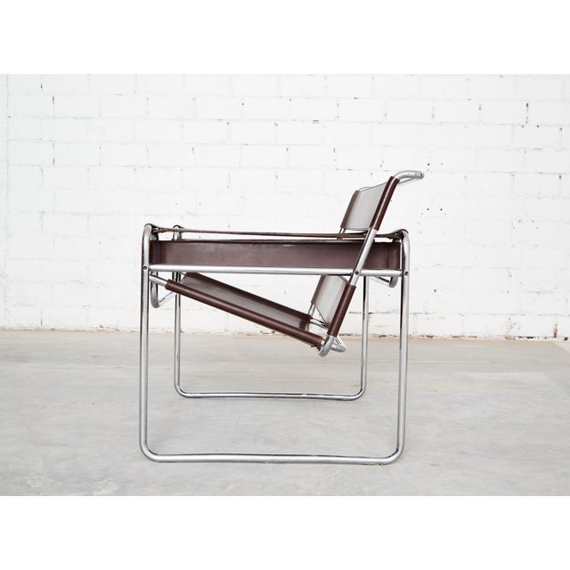 Brown Paar Wassily Chair by Marcel Breuer for Knoll International, 1980s, Set of 2 For Sale - Image 8 of 18