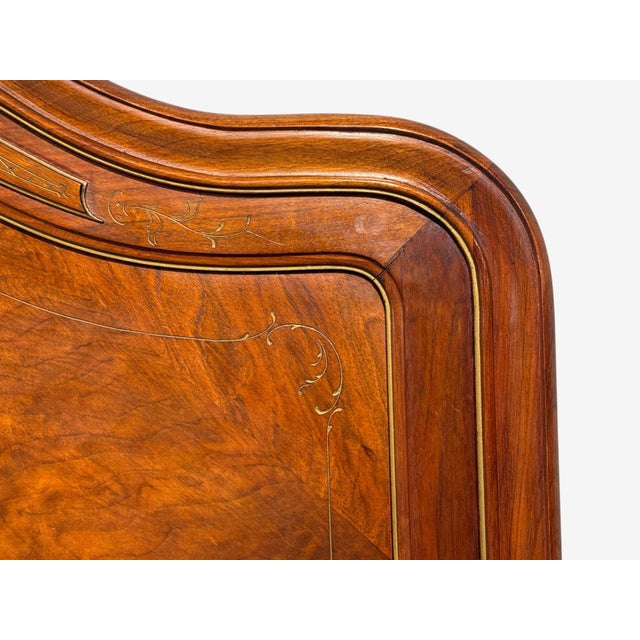 French Provincial Style, Twin Headboards, Walnut, Gilt, France, 20th C. For Sale - Image 4 of 12