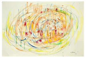 Giorgio Lo Fermo, Geometrical Abstract Composition, Mixed Media, 2020