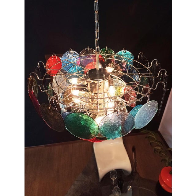 Vintage Space Age Murano Chandelier, 1990 For Sale - Image 15 of 18