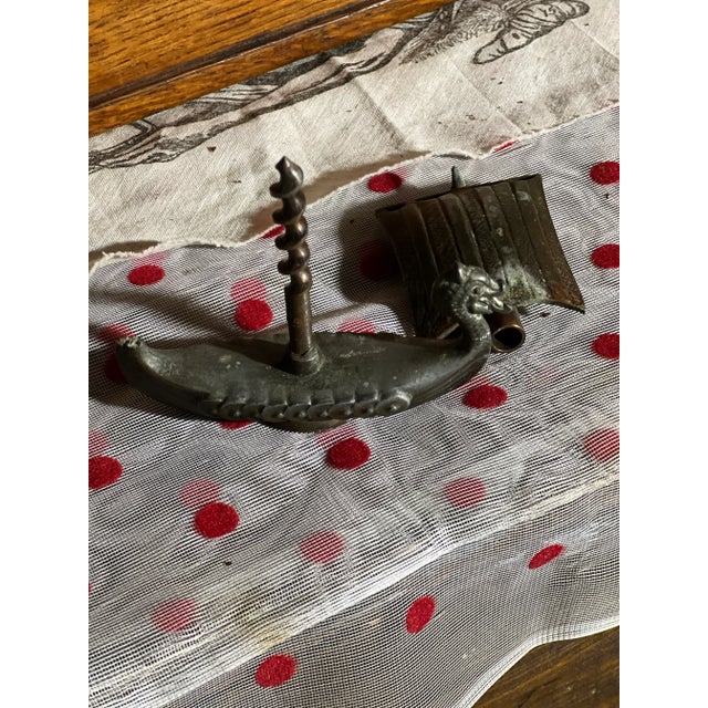 Industrial Vintage Viking Ship Corkscrew For Sale - Image 3 of 4