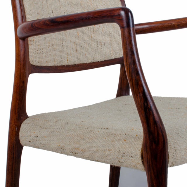 Niels Moller Niels Otto Møller Mod. 80 & 65 Dining Chairs - Set of 4 For Sale - Image 4 of 9