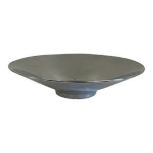 Hacienda Real Studio Vintage Mexican Pewter Footed Bowl – Mid-Century Modern Style