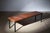 Oak Veneered Coffee Table with Abstract Enamelled Copper Plaquette, Italy, 1956 For Sale - Image 6 of 10
