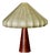 Cocoon Lamp with Teak Base from Goldkant Leuchten, 1960s For Sale