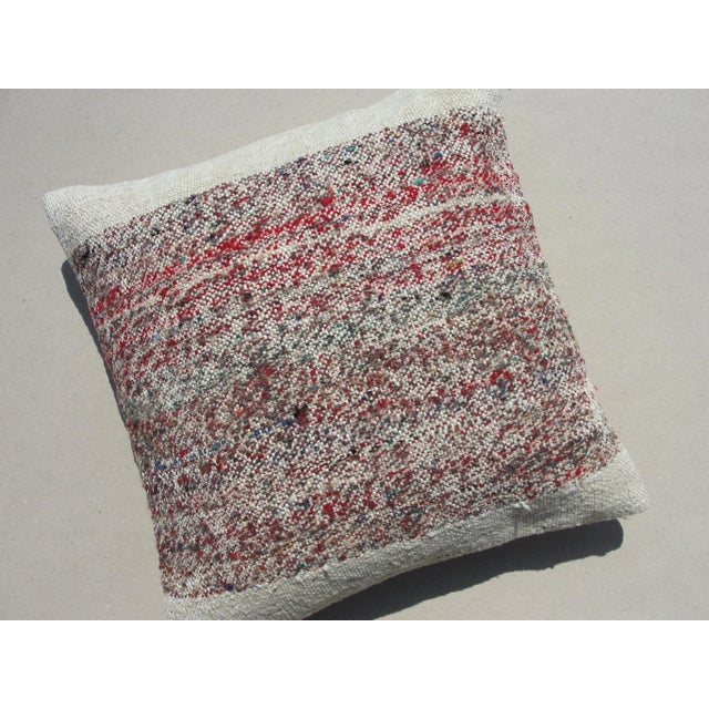 Turkish Vintage Turkish Kilim Pillow Cover For Sale - Image 3 of 13