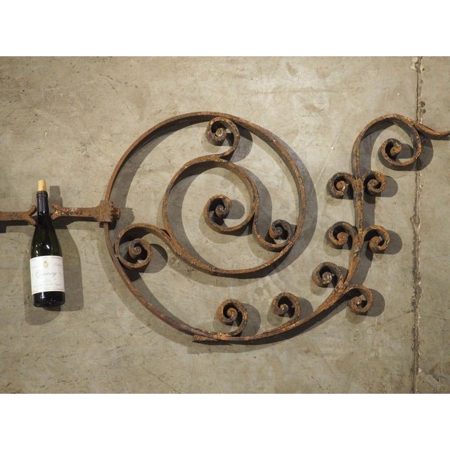 Set of Antique French Wrought Iron Scrolling Elements, Early 1800s For Sale - Image 13 of 18