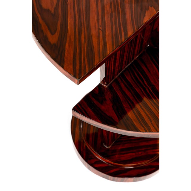 Art Deco Indian Rosewood Side Tables or Nightstands, Set of 2 For Sale - Image 12 of 14