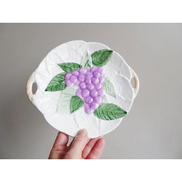 Plate Set with Fruit Decor, 1980s, Set of 5 For Sale - Image 3 of 10