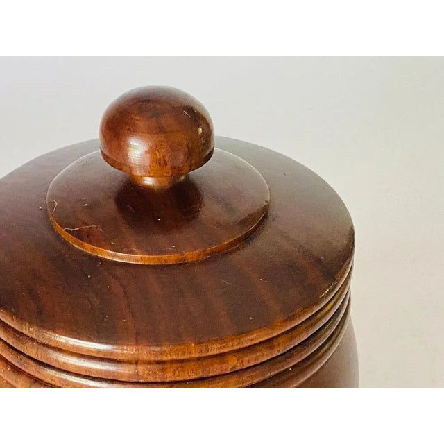Brown Tobacco Pot with Lid, France, 1970s For Sale - Image 9 of 12