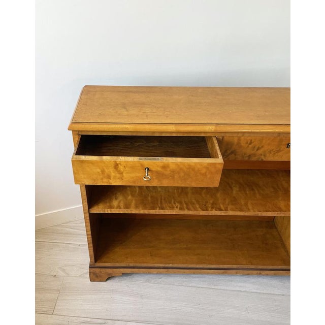 Vintage Walnut Burl Sideboard, 1970s For Sale - Image 4 of 13
