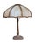 Antique Slag Glass Table Lamp For Sale - Image 11 of 11