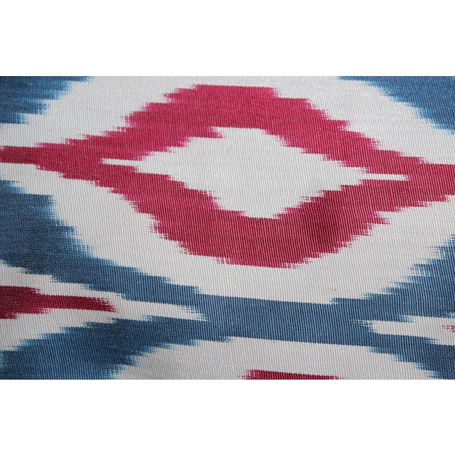 Contemporary Contemporary Silk Ikat Pillow Cover Bohemian Pillow For Sale - Image 3 of 9