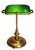 Forest Green Victorian Student Desk Lamp with Racing Green Glass Shade and Switch For Sale - Image 8 of 14