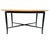 Vintage Mid-Century Modern Oval Cocktail Table With Dandelion Motif on Lacquered Faux Bamboo Base by Kittinger For Sale - Image 9 of 10