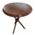 Antique English Mahogany Bobbin Table with Tripod Legs, 1800s For Sale - Image 3 of 5