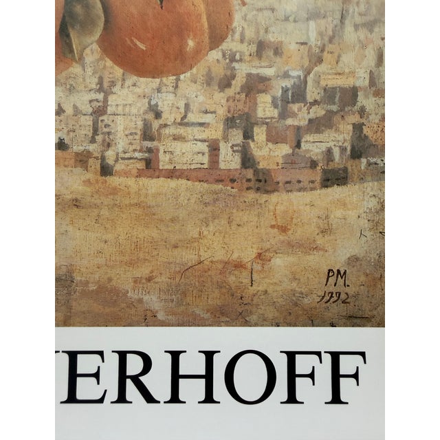 Blue Pedro Moreno Meyerhoff, Peintures Et Dessins, 1992, Exhibition Poster, Printed in France For Sale - Image 8 of 9