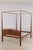 1990s Eldred Wheeler Full Size Cherry Rope Style Poster Canopy Bed For Sale - Image 5 of 14